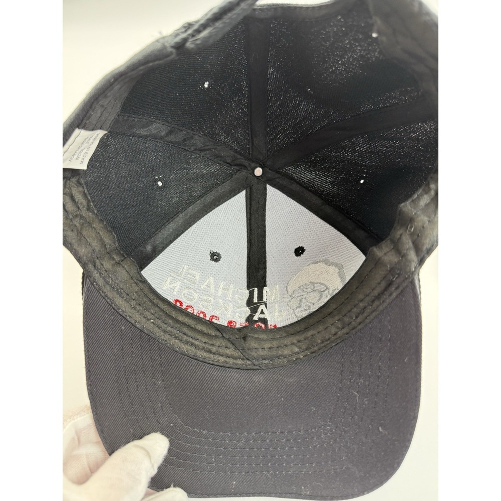 MICHAEL JACKSON King Of Pop Memorial‎ 1958-2009 Black Baseball Hat Cap - Picture 8 of 11